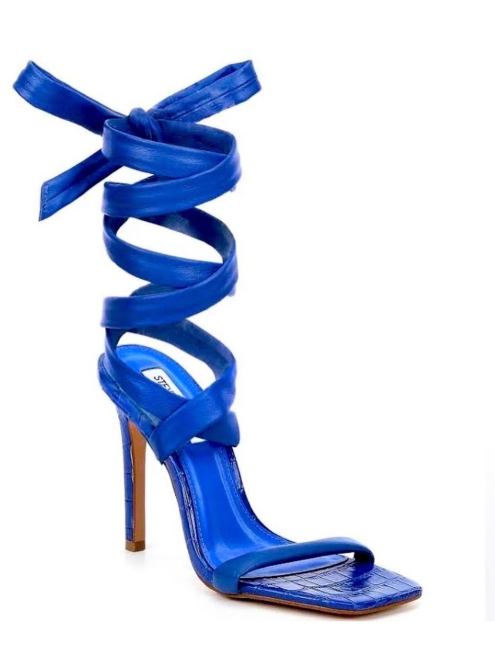 Steve Madden Women's Utilize Sandal Cobalt/Royal Blue Size 6.5